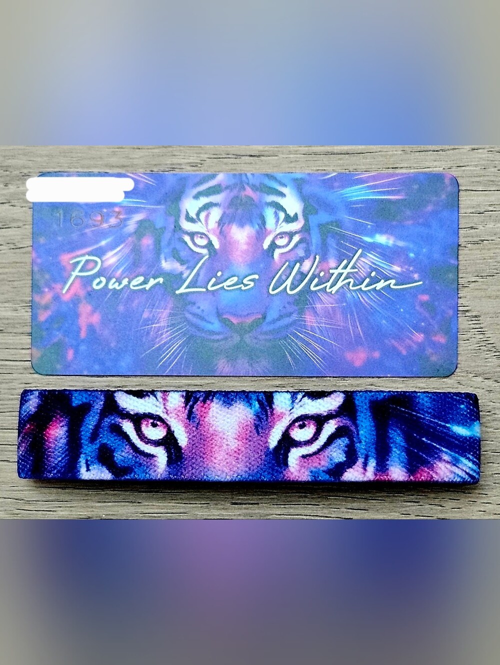 ZOX "The Power Lies Within" #1693 interactive unredeemed collectible wristband